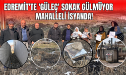 Edremit'te 'Güleç' Sokak Gülmüyor: 20 Yıllık Altyapı Sorunu Mahalleliyi Sokağa Döktü!