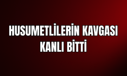 Husumetlilerin kavgası kanlı bitti: 1 yaralı