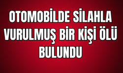 Bir kişi otomobilde silahla vurulmuş halde ölü bulundu