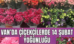 Van’da Sevgililer Günü Mesaisi: Çiçekçilerde Sipariş Patlaması!
