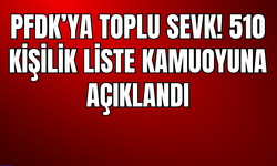 PFDK’ya Toplu Sevk! 510 Kişilik Liste Kamuoyuna Açıklandı