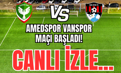 Amedspor – Vanspor Maçı Başladı! CANLI İZLE!