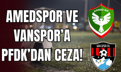 Amedspor ve Vanspor’a PFDK’dan ‘Dostluk’ Cezası!