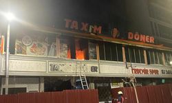 Van’da Dönerci Dükkânında Korkutan Yangın