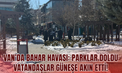 Van’da Bahar Havası: Parklar Doldu, Vatandaşlar Güneşe Akın Etti