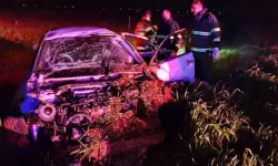 Otomobil Şarampole Yuvarlandı:  Ölü Ve Yaralılar Var!