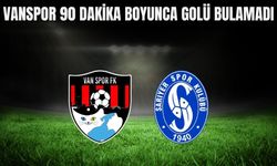 Vanspor, Sahasında Sarıyerspor ile Golsüz Berabere Kaldı