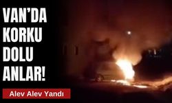 Van Gürpınar'da Park Halindeki Otomobil Yandı