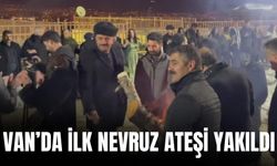 Van’da İlk Nevruz Ateşi Yakıldı