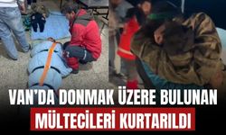 Van’da İki Sığınmacı Zorlu Hava Koşullarında Kurtarıldı