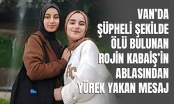 Van’da Şüpheli Şekilde Ölü Bulunan Rojin Kabaiş’in Ablasından Yürek Yakan Mesaj