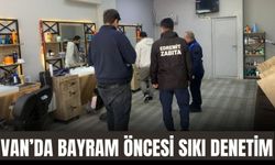 Van Edremit’te Bayram öncesi berber ve kuaförlere denetim