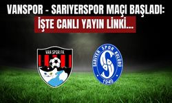 Vanspor – Sarıyerspor Maçı Başladı: İşte Canlı yayın Linki...