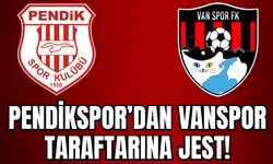 Pendikspor’dan Vanspor Taraftarına Jest!