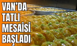 Van’da Bayram Tatlısı İçin Yoğun Mesai: “Siparişleri Son Güne Bırakmayın”