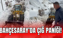 Bahçesaray’da Çığ Alarmı: Facianın Eşiğinden Dönüldü!