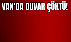 Erciş’te Korku Dolu Anlar! Dev Duvar Otomobili Kağıt Gibi Ezdi!