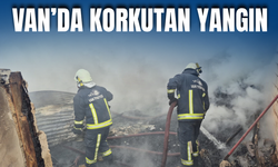 Erçiş’te Ahır ve Odunluk Alev Alev Yandı!