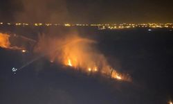 Van Edremit’te Sazlık Yangını Söndürüldü