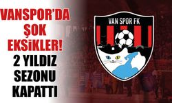 Vanspor’da Şok Eksikler! 2 Yıldız Sezonu Kapattı!