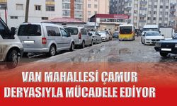 Van Mahallesi Çamur Deryasıyla Mücadele Ediyor!