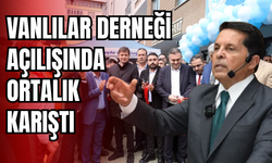 Vanlılar Derneği açılışında kriz! Alanı terk ettiler!