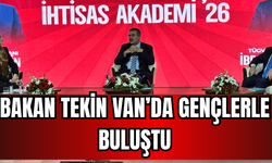 Bakan Tekin Van’da gençlerle buluştu: En büyük potansiyelimiz gençlerimiz!