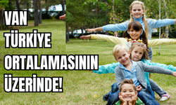 Van’da çocuk oranı Türkiye ortalamasını aştı