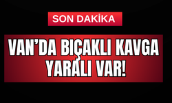 Van’da bıçaklı kavga: yaralı var!