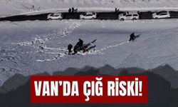 Van’da AFAD Ekipleri Çığ Riskine Karşı İncelemelerde Bulundu