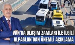 Van’da Ulaşım Zamları ile İlgili Alpaslan’dan Önemli Açıklama