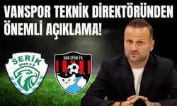 Vanspor Teknik Direktöründen Önemli Açıklama!