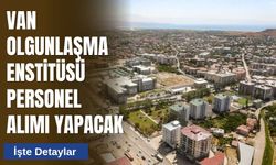 Van Olgunlaşma Enstitüsü Personel Alımı Yapacak: İşte Detaylar