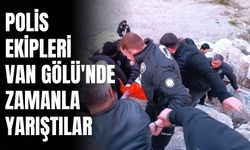 Polis Ekipleri Van Gölü'nde Zamanla Yarıştılar
