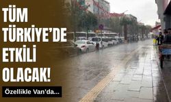 Van Dahil Çok Sayıda İl Için Sağanak Uyarısı Meteoroloji Alarm Verdi
