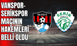 Vanspor- Serikspor Maçında Hakem Kadrosu Belli Oldu