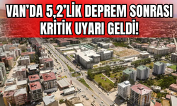 Van Depremi Sonrası Önemli Açıklama: Riskler Gözardı Edilmemeli!