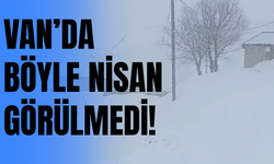 Erciş’te Kar Kalınlığı 1 Metreyi Buldu!