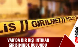 Van’da İntihar Girişimi!