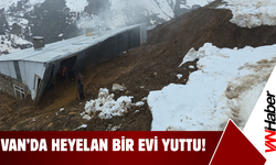 Bahçesaray’da Heyelan Evi Yuttu!
