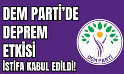 DEM Parti’de İstifa Kabul Edildi!