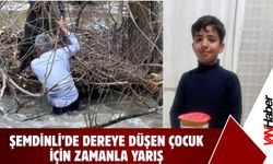 Şemdinli’de Dereye Düşen Çocuk İçin Zamanla Yarış