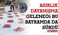 Asırlık Dayanışma Geleneği Bu Bayramda da Sürdü