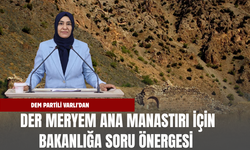 DEM Partili Varlı’dan Der Meryem Ana Manastırı İçin Bakanlığa Soru Önergesi