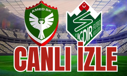 Amedspor- Iğdır FK Maçı Başladı! Canlı İzle!