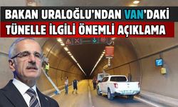 Bakan Uraloğlu’ndan Kuskunkıran Tüneli Açıklaması