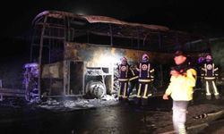 Yolcu Otobüsü Alev Aldı: 8 Ölü, 33 Yaralı