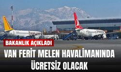 Van Ferit Melen Havalimanında Ücretsiz İçme Suyu Dönemi
