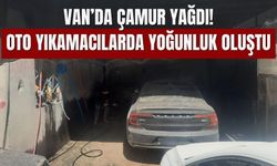Van’da Çamur Yağdı! Oto Yıkamacılarda Yoğunluk Oluştu