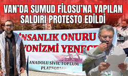 Van’da Sumud Filosu’na yapılan saldırı protesto edildi